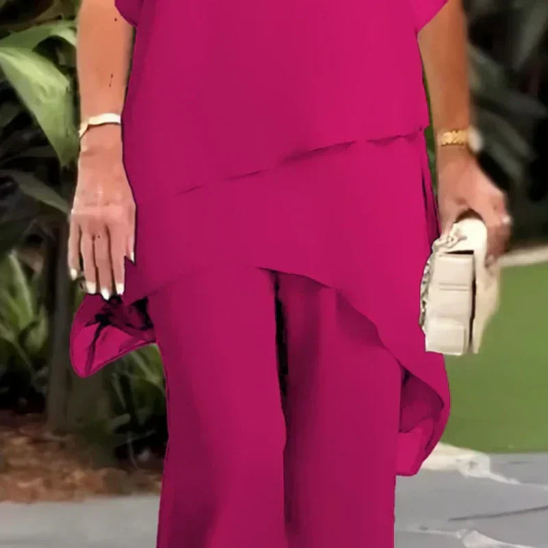 Marielle™ | Elegant Draped Palazzo Set