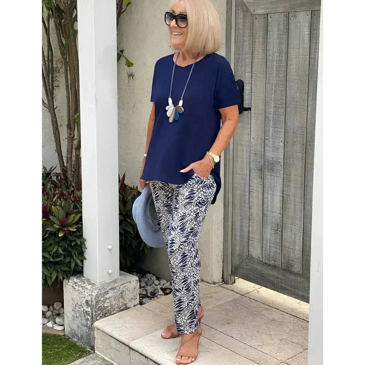 MARA - Effortless Printed Two-Piece Set