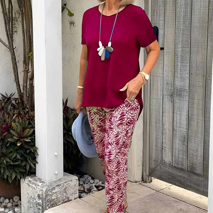 MARA - Effortless Printed Two-Piece Set