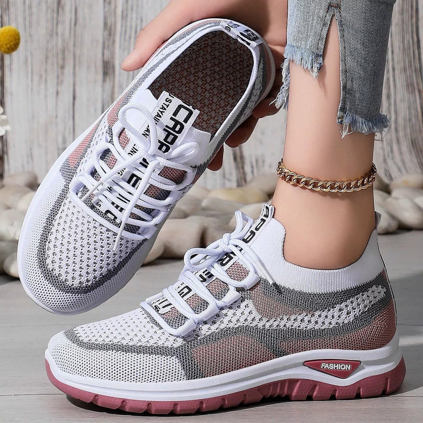 Odile™ | Casual Lace-Up Running Shoes